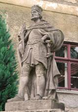 socha sv. Václava u fary