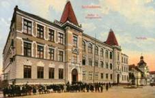 Budova školy, dnes Základní škola Josefa Vohradského