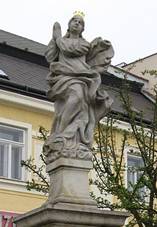Socha Panny Marie, Boskovice, 1.JPG