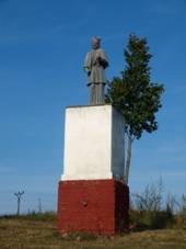 Lysice - socha sv. Jana NepomuckÃho.JPG