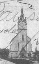 Kostel svatho Florina ped rokem 1904