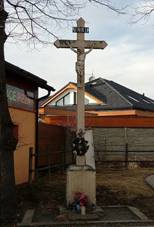 Litvnovice, wayside cross at house No217 (01).jpg
