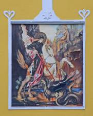 Dobice No.28, painting on the gable.jpg