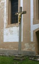 HornÃ PlanÃ¡, DobrÃ¡ Voda, BoÅ¾Ã muka pÅ™ed kostelem Panny Marie BolestnÃ.jpg