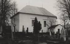 Krucemburk, evangelick kostel se hbitovem 1932 (Archiv CE).jpg