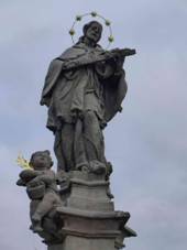 Vojnv Mstec - socha sv. Jana Nepomuckho (po rekonstrukci) 01.jpg
