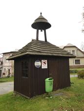 Bell tower in Devkov, Chrudim District.JPG