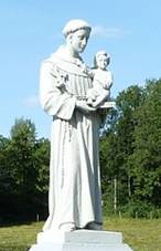 Vyn Lhoty, socha svatho Antonna (5).JPG