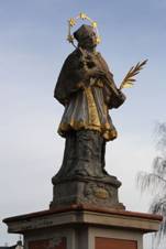 Kravae (OP), socha sv. Jana Nepomuckho (2).JPG