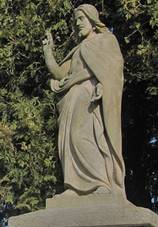 Zhlinice, hbitov, Panna Maria a Je.jpg