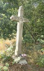 Cultural monument Wayside cross near Jiice, Pelhimov District.jpg