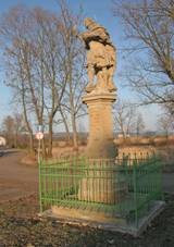 Sloup se sochou sv. Donta