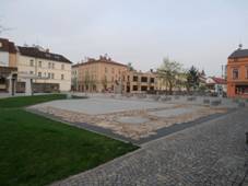 Preserved foundations of synagogue in Jihlava 02.JPG