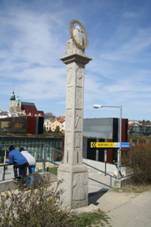 Cultural monument column with statue of Pietà, Jihlava, Jihlava District.JPG
