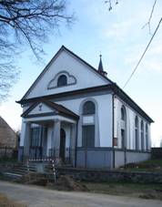 Overview of Evangelical church in Stov, Brtnice, Jihlava District.JPG