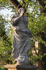 Statue of immaculata in Te, Czech Republic.jpg