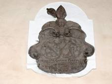 Frymburk Kirche - Wappen Schlgl.jpg