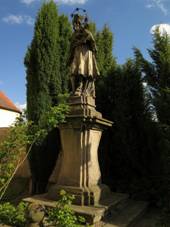 Kaplice, socha svatho Jana Nepomuckho.jpg