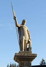 St Florian Fountain in Romberk (9505).jpg