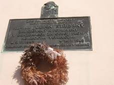 Kladno KL CZ Plk Stribrneho 705 plaque Julian Stribrny 045.jpg
