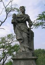 socha sv. Barbory