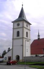 Mladoov, kostel sv. Bartolomje od SZ