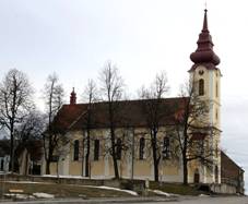 Holy Trinity church and square in Babice.jpg