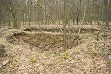 Dvoj hradby zceniny hradu alonice