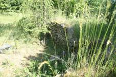 Jedna z mla zbylch stn hradu Mstnice