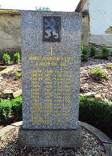 World War I and II memorial in Krhov, Teb District.JPG