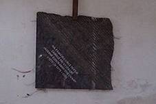 Pamn deska v kaplice v bval obci Skryje. 01.jpg