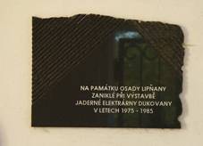 Plaque in Chapel in Lipany, Teb District.JPG