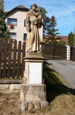 Socha sv. AntonÃna PaduÃ¡nskÃho (Brzice) 01.jpg