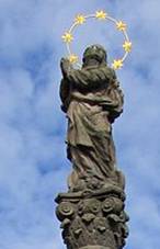 Nchod sloup se sochou Panny Marie 02.jpg