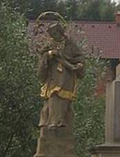 Sloup se sousom Panny Marie