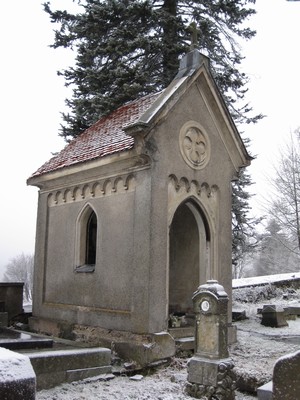 kaple (Hrobka) na h�bitov� - prosinec 2009
