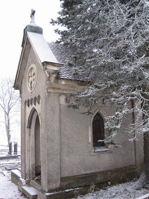 kaple (Hrobka) na h�bitov� - prosinec 2009