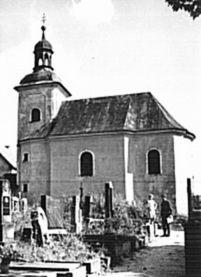 kaple sv. K��e na h�bitov� v roce 1979
