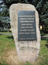 Nejdek, Ndran, pamtnk Otakara Korce.JPG