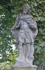 Sloup se sochou sv. Donta