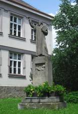 Fulnek, pomnk JK, esk.JPG