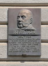 https://upload.wikimedia.org/wikipedia/commons/thumb/4/4d/Albrechtice_nad_Orlic%C3%AD%2C_plaque_of_Josef_Tu%C5%BEil.jpg/800px-Albrechtice_nad_Orlic%C3%AD%2C_plaque_of_Josef_Tu%C5%BEil.jpg