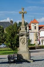 Krucifix na nmst v Daicch