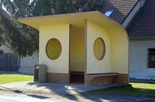 Autobusov psteek Ptek, Stedoesk, esk republika.JPG