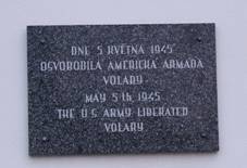 Volary, d›kovnÃ¡ tabulka americkÃ armÃ¡d›.jpg