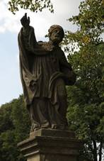 Merkln, socha svatho Gottharda.jpg