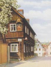 Matuova ulice, dve tam stval nejstar rumbursk dm