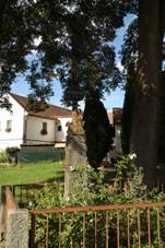 Wayside cross in Sestrou�, Sedl�any, P��bram District.JPG