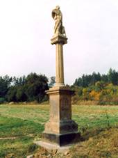 Sloup se sochou sv. Rocha