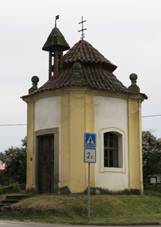 Suchdol nad Lunic, kaple svatho Jana Nepomuckho.JPG
